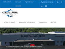 Tablet Screenshot of marceau-amalric.fr